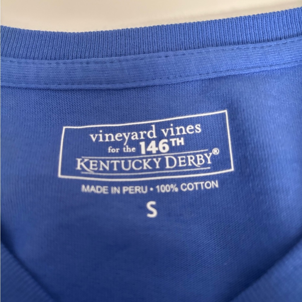 Vineyard Vines 146th Kentucky Derby Long Sleeve blue shirt. Women’s size sm.NWT - Picture 11 of 13